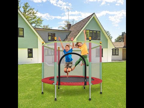 55 Inch Trampoline With Safety Net