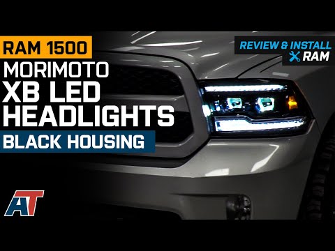 2009-2018 RAM 1500 Morimoto XB LED Headlights; Black Housing Review & Install
