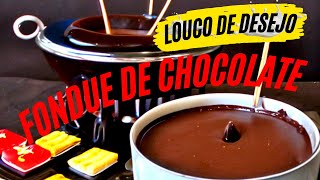 Receita de Fondue de Chocolate: A experiência sensorial que vai deixar você louco de desejo