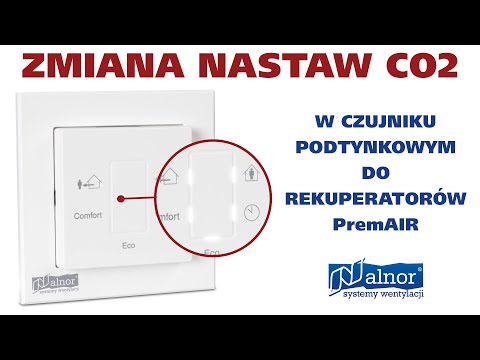 HRQ-PremAIR-SENS-I-CO2 - zmiana nastawy ppm dla podtynkowego czujnika CO2 - zdjęcie