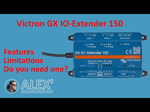 New: Victron GX IO-Extender 150 features, installation and a quick test