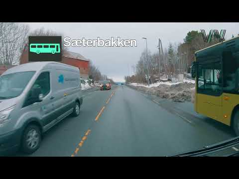 Linje 10 Sæterbakken - Strindheim - Sentrum - Rate