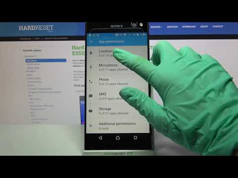 How to Check App Permissions in SONY Xperia C5 Ultra– App Manager