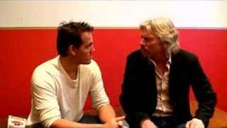 Richard Branson Billionaire With Jamie McIntyre Millionaire