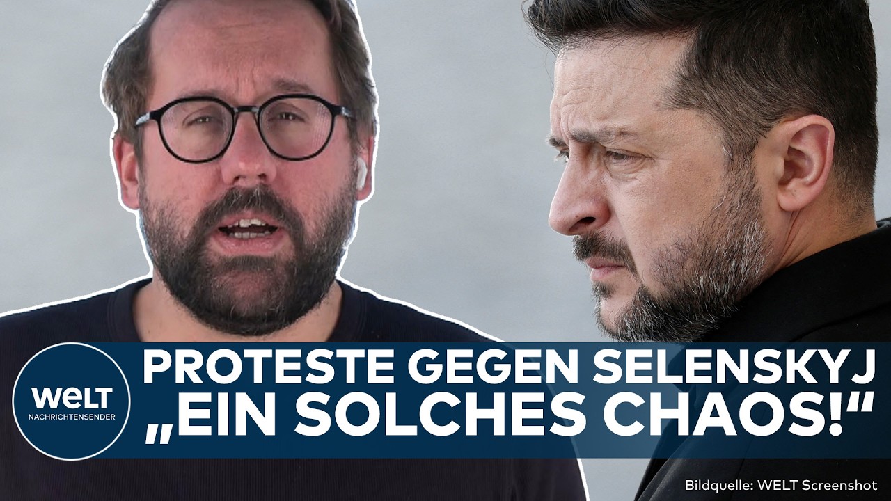 UKRAINE: Brisante Lage! Selenskyj in der Klemme! Proteste auf den Straßen! Ronzheimer nennt Details