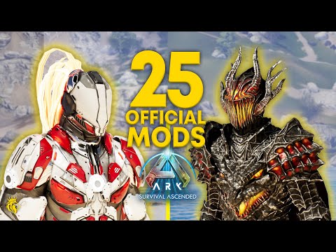 25 MUST-HAVE MODS That Work on OFFICIAL Servers! | ARK: Survival Ascended