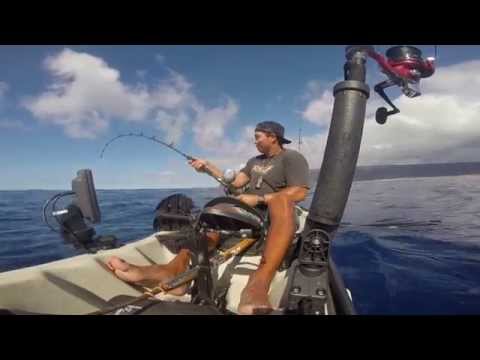 Kayak fishing Kauai, Hawaii - Episode 1