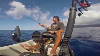 Kayak fishing Kauai, Hawaii - Episode 1
