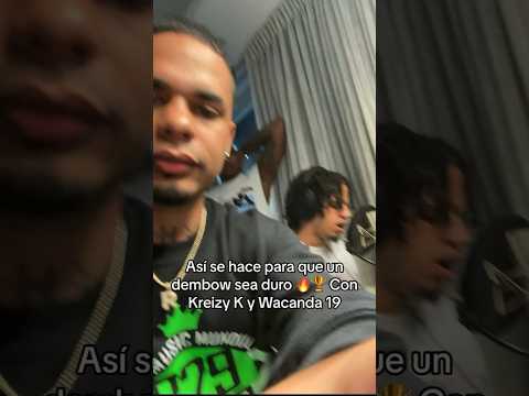 Kreizy K - Se Endrogo Martin grabando con Wacanda 19 🔊🏆💊 #elbabyr #dembow #kreizyk #losmenores