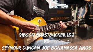 Video thumbnail for Comparison of Gibson Burstbucker 1&2 and Seymour Duncan Joe Bonamassa Amos by Kerry Lin 林書正