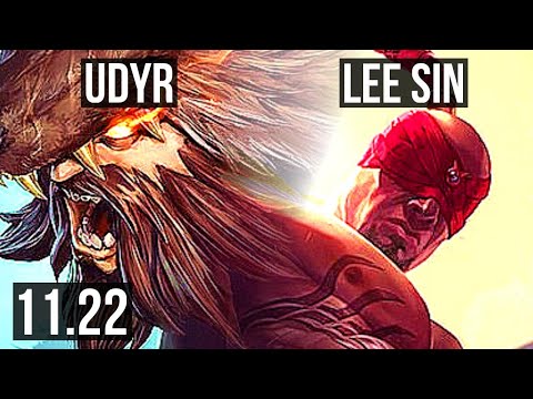 UDYR vs LEE (JNG) | 2/0/6, 2.5M mastery, Rank 7 Udyr, 300+ games | BR Master | 11.22