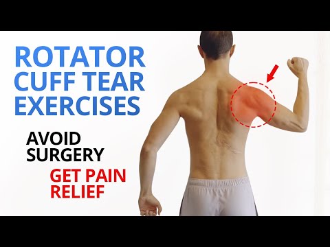Part of a video titled 3 Keys to Rehab a Rotator Cuff Tear & AVOID Surgery ... - YouTube