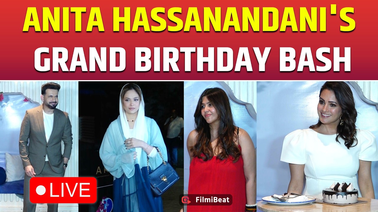 Anita Hassanandani Birthday Bash Live: Ekta Kapoor, Rohit Shetty & Celebs Spotted at the Party