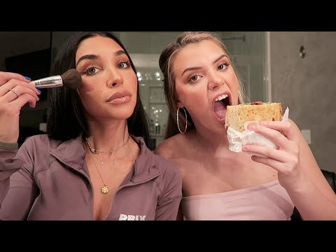 Alissa Violet Tries my Makeup Routine!!- Chantel Jeffries