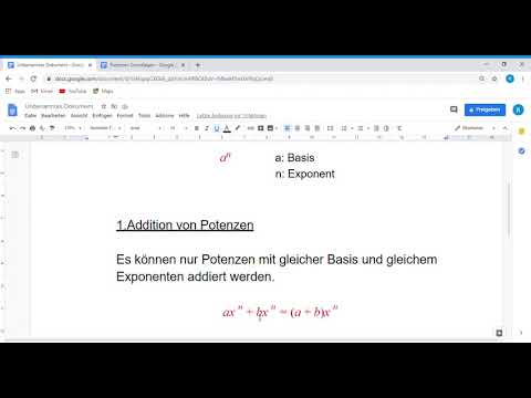 Potenzen addieren und subtrahieren