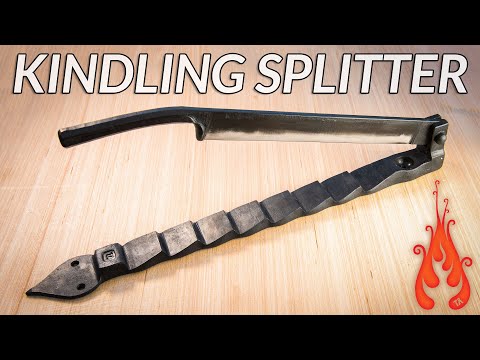 Blacksmithing - Making a kindling splitter