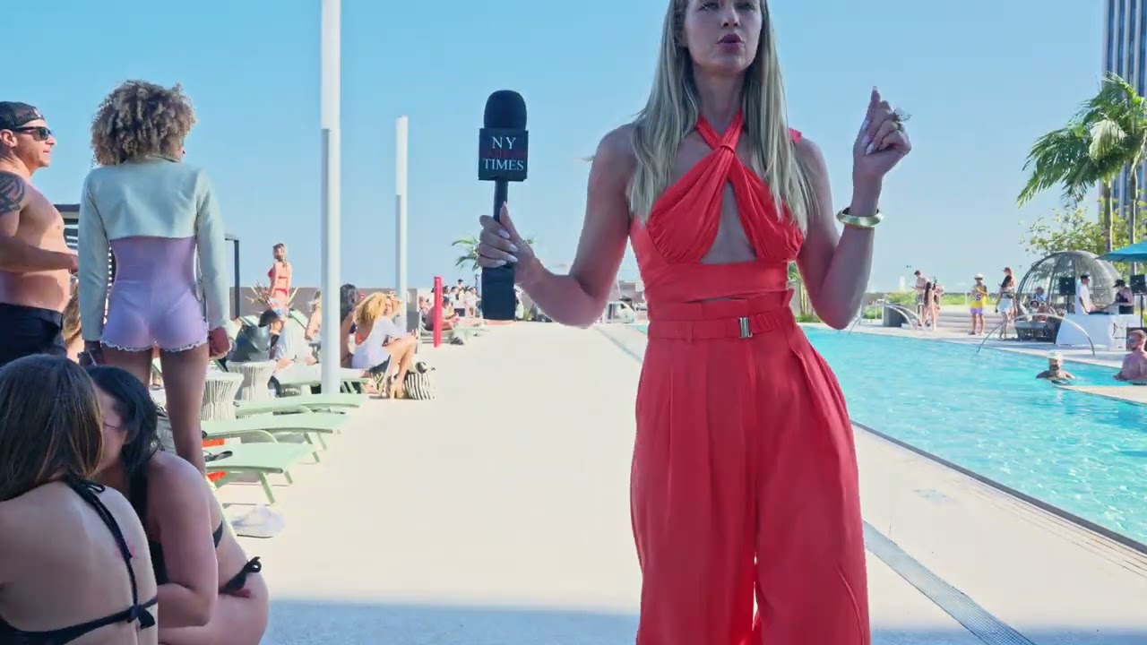 Model Iggy interviews  2 models @ArtHeartsFashion LA Swim Week Casting