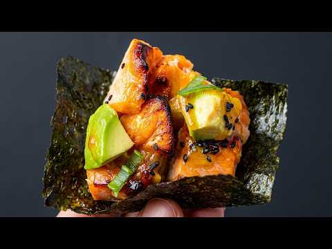 Air Fryer Sushi (Crispy Salmon!) | Easy 15-Min Recipe