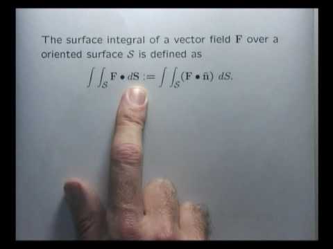 Surface Integrals and Vector Fields