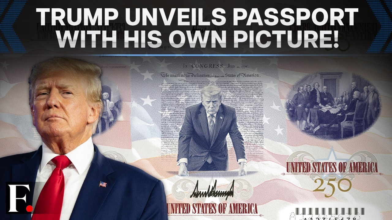 Trump Shares US Passport For America’s 250th - It Features His Portrait & Sign | FP Video