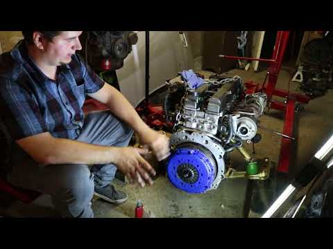 Building a BMW clutch setup with PMC adapter for JZ engine — technical tips