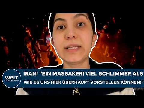 IRAN: Dramatisch! "Ein Massaker! Viel schlimmer, als wir es uns hier überhaupt vorstellen können!"