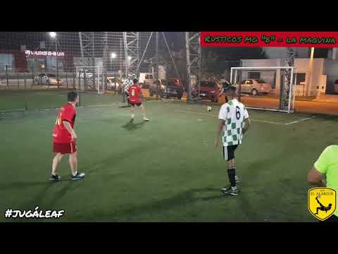 RUSTICOS MG "B" - LA MAQUINA. FUTBOL 5. GRUPO A.