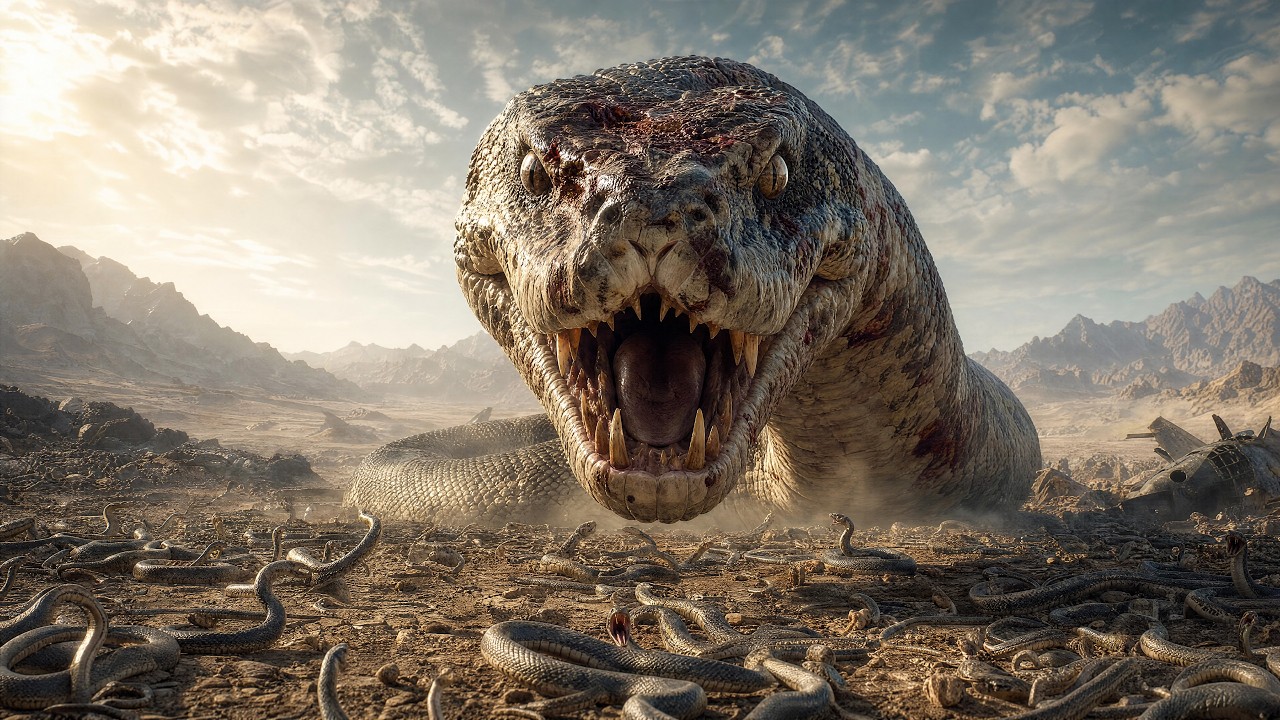 【2026 Newest Movie】Demonic Giant Snake Attacks Imperial Capital 🐍 Devours City Alive 😱