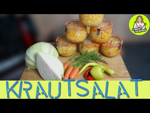 Krautsalat einkochen - den Herbst auf Vorrat im Glas