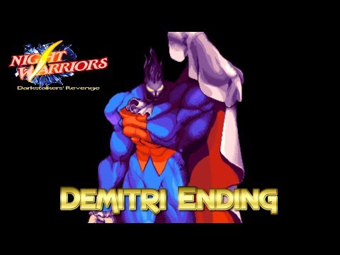 Night Warriors - Darkstalkers' Revenge - Demitri Ending - Arcade