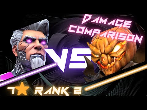 Bastion Vs Jack O Lantern | 7 Star Rank 2 | Damage Comparison