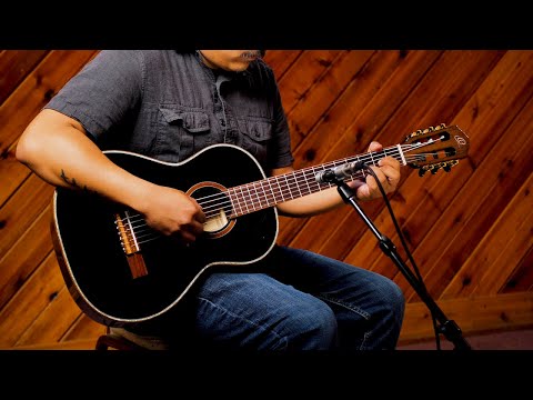 Ortega R221BK-3/4 Family Series Spruce Top Mahogany Neck 3/4-Size Nylon 6-String Classical Acoustic Guitar w/Gig Bag image 24