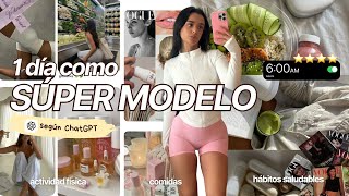 Me transformé en una VICTORIA'S SECRET ANGEL por 1 día ✨ según ChatGPT (gym, comida, hábitos)