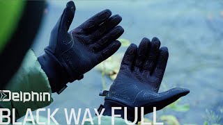 Rukavice Delphin BlackWAY Full L