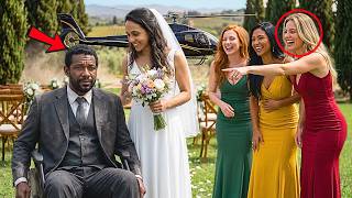 Todos Riram Quando Ela Casou Com Um Pobre na Cadeira de Rodas…Até o Helicóptero Dele Pousar na Festa