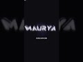MAURYAVANSHI ROYAL STATUS HARYANVI SONG JAI MAURYAVANSH BY SAMRATH