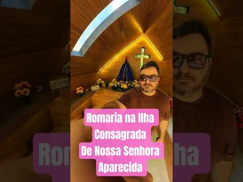Romaria de Nossa Senhora Aparecida na ilha consagrada em Palmitos SC 🙏🏼 lugar muito bonito!