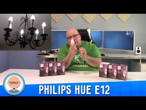Nerd Basics - Philips E12 Single Candle Hue Bulb for Chandeliers