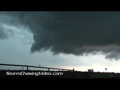 5/28/2015 Tribune, KS  Funnels cloud and hail storm