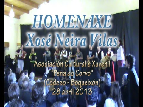 Vídeo: Homenaxe Xosé Neira Vilas polo cincuenta aniversario da publicación de <cite>Memorias dun neno labrego</cite>. Asociación Cultural e Xuvenil Pena do Corvo