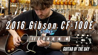 Video thumbnail for 2016 Gibson CF-100E Reissue Cutaway Sunburst | Guitar of the Day by Normans Rare Guitars