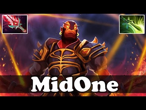 MidOne 8000 MMR Plays Ember spirit with Bloodthorn and Butterfly - Dota 2