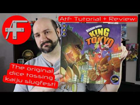 AtF Tutorial + Review:  King of Tokyo - the original dice manipulation kaiju slugfest!