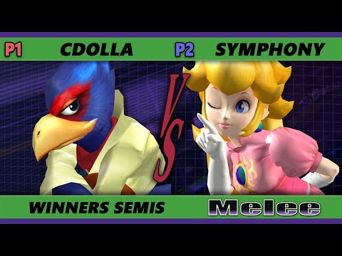 S@X 453 Winners Semis - Cdolla (Falco) Vs. Symphony (Peach) Smash Melee - SSBM