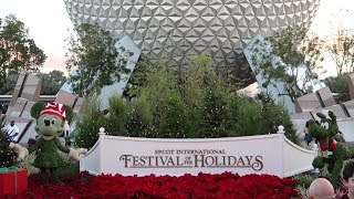 Disney World's EPCOT Festival Of The Holidays | Food, Fireworks & More!