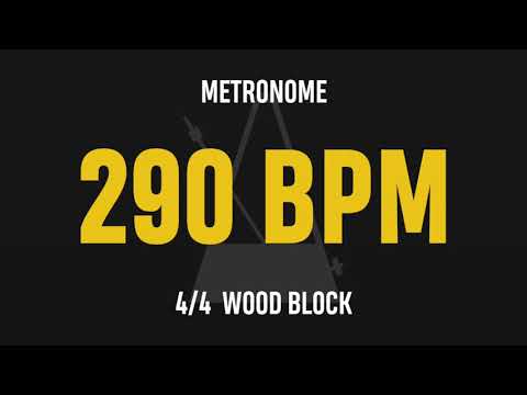 290 BPM 4/4 - Best Metronome (Sound : Wood block)