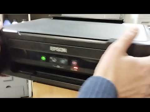 Epson l222 мигают индикаторы бумага и капля