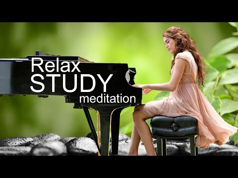 Beautiful Relaxing Piano Music For Stress Relief, Study, Meditation - Soothing Flowing Water Sounds