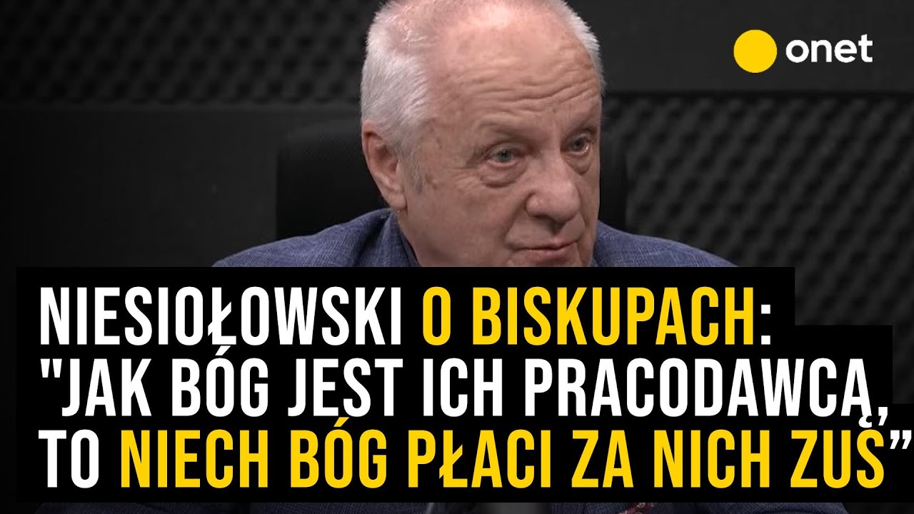 Niesiołowski o biskupach: "Jak Bóg jest ich pracodawcą, to niech Bóg pła...