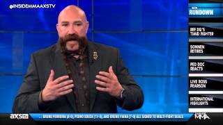 Referee Mike Beltran Talks About DQ'ing Fighter for Timidity ~~~ video